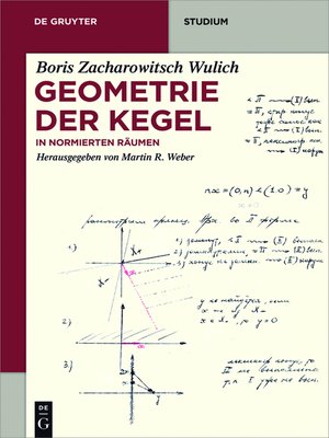 cover image of Geometrie der Kegel